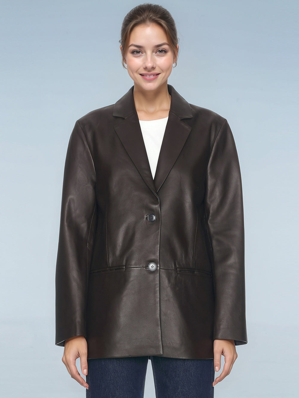 Womens Leather Blazers