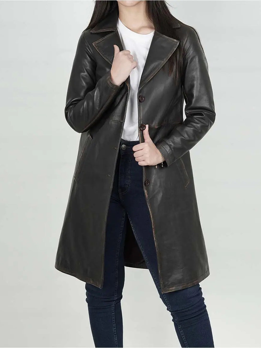 Womens Leather Coats