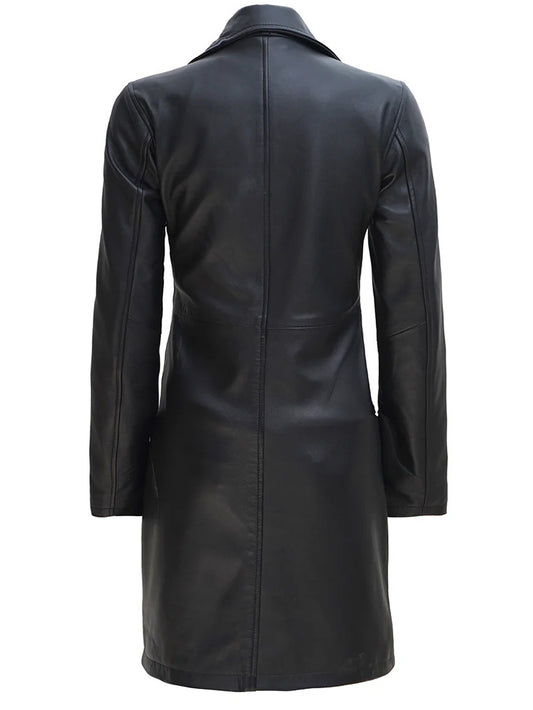 Jackson Noir Women's Leather Car Coat