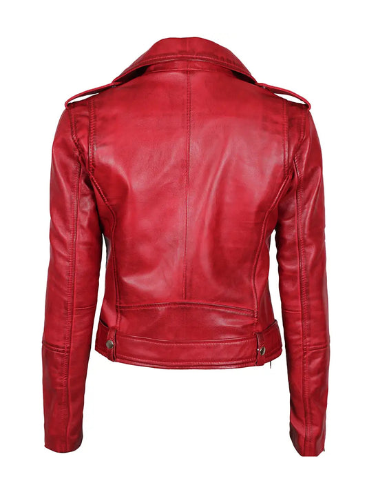 Margot Luxe Biker Leather Jacket