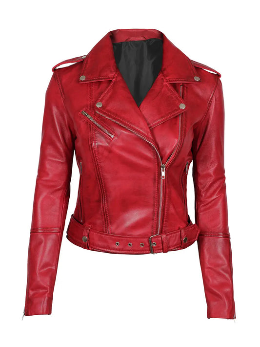 Margot Luxe Biker Leather Jacket