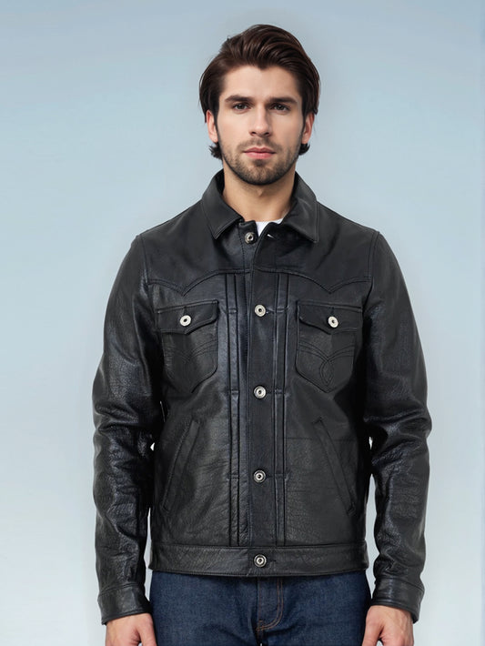 Urbanhides Voyager Custom Leather Biker Jacket